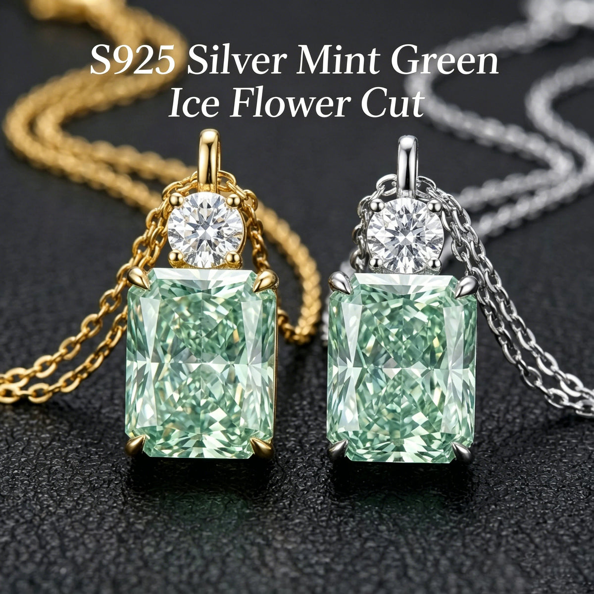 Premium Zircon Silver Stud Earrings