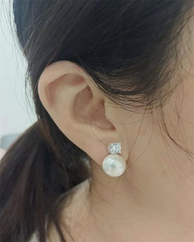 Elegant Pearl Stud Earring