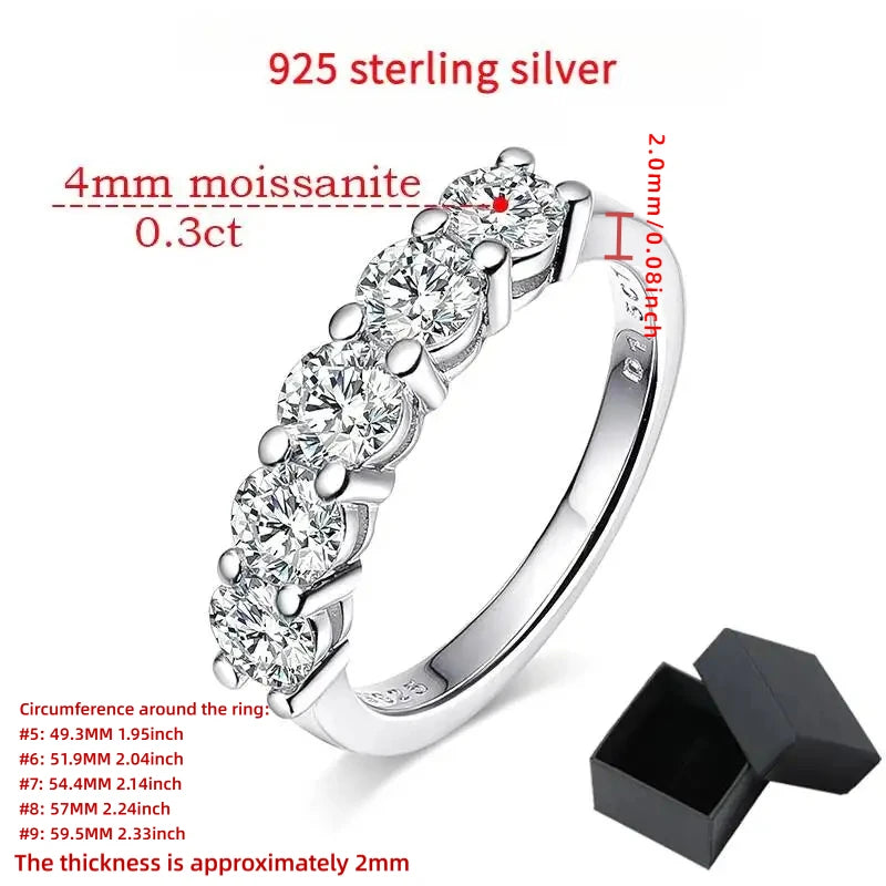 Silver Crystal Cluster Ring