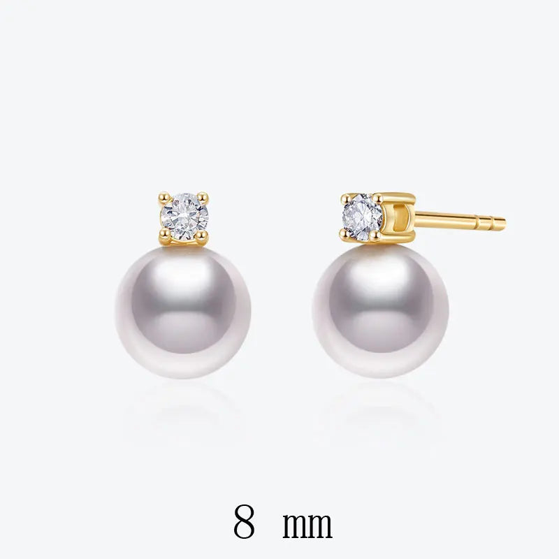Elegant Pearl Stud Earring