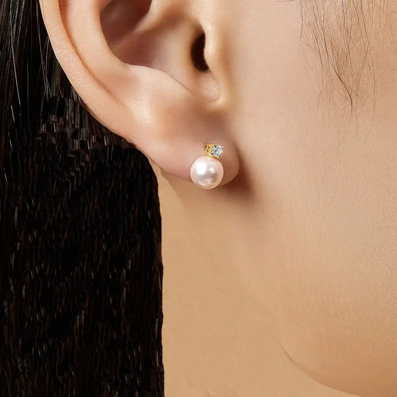 Elegant Pearl Stud Earring