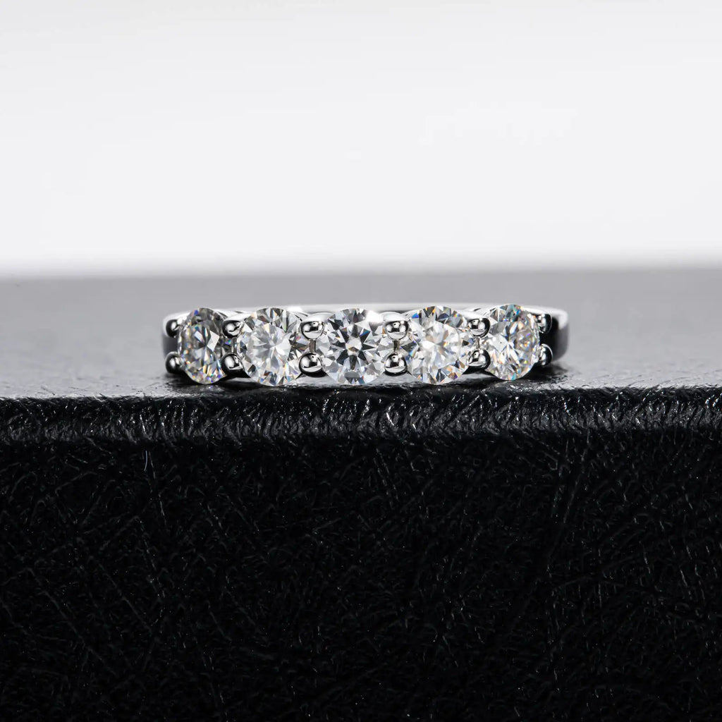Silver Crystal Cluster Ring