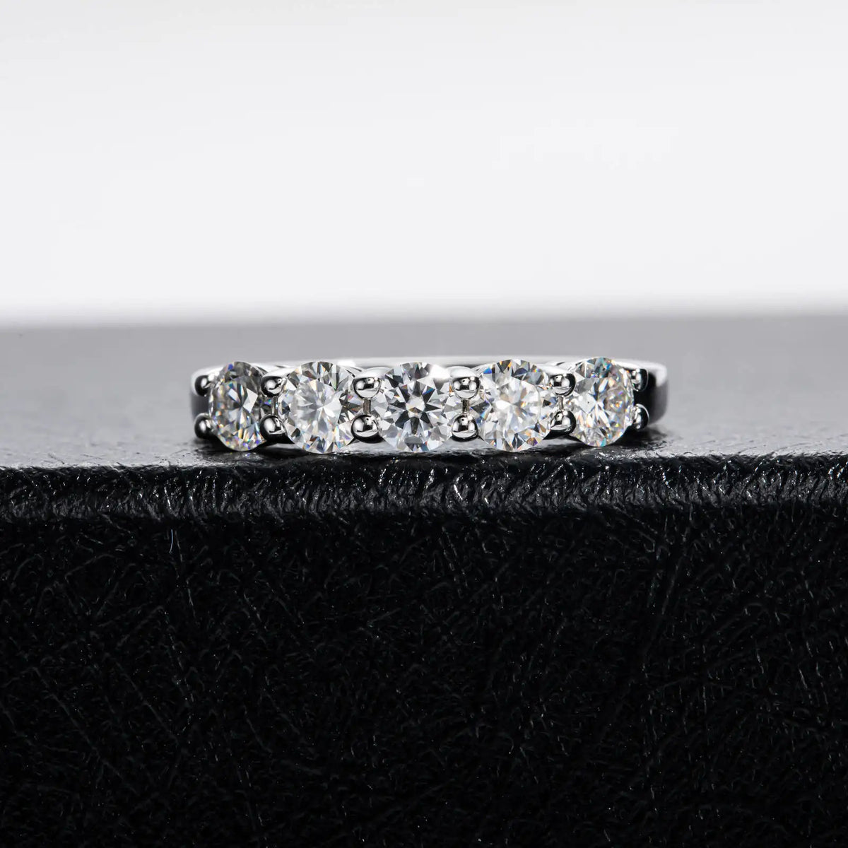 Silver Crystal Cluster Ring