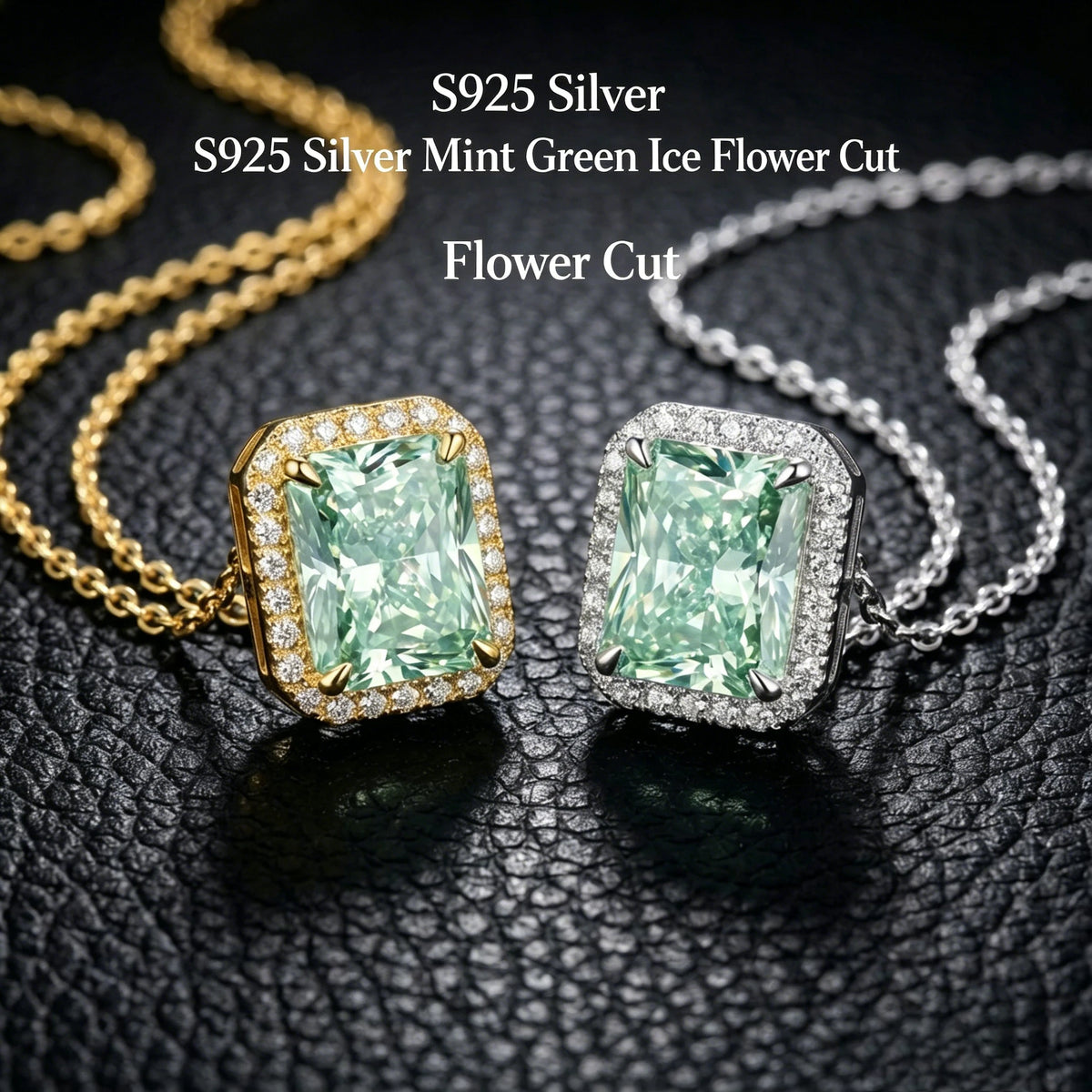 Premium Zircon Silver Stud Earrings