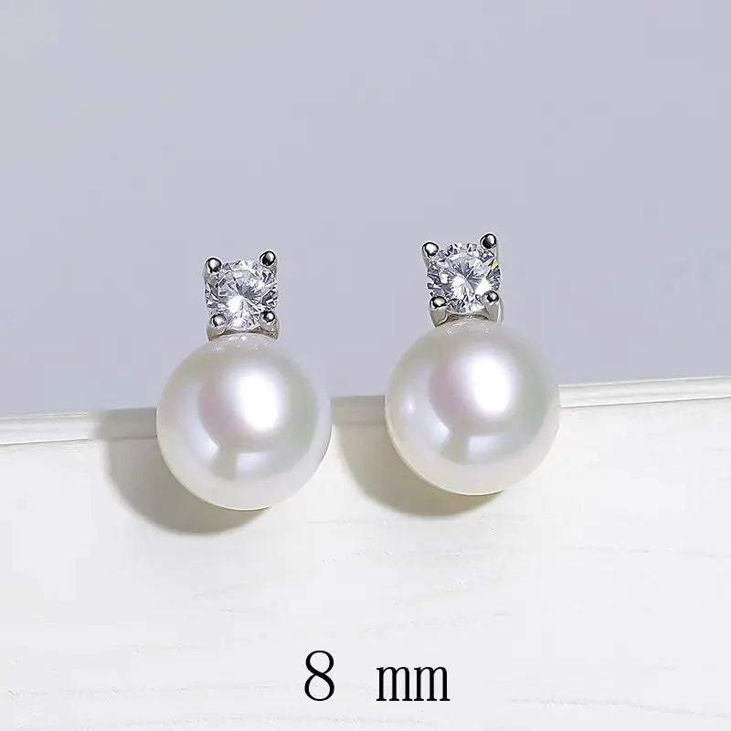 Elegant Pearl Stud Earring