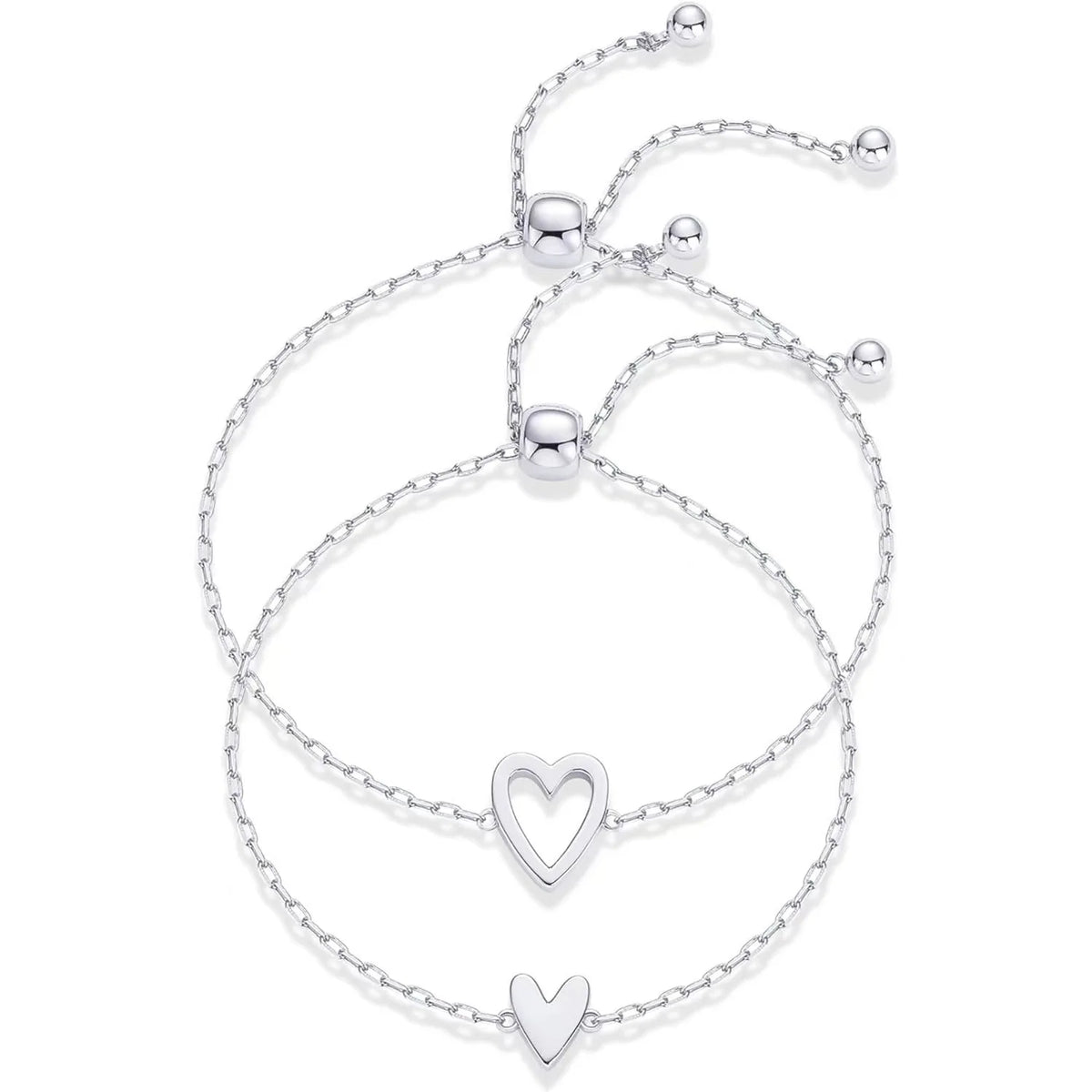 18k gold-plated heart bracelet,Two heart One bond,suitable mother and daughter,lovers,sisters love bracelet,commemorative gifts