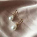 Elegant Blue Crystal Long-Drop Earrings